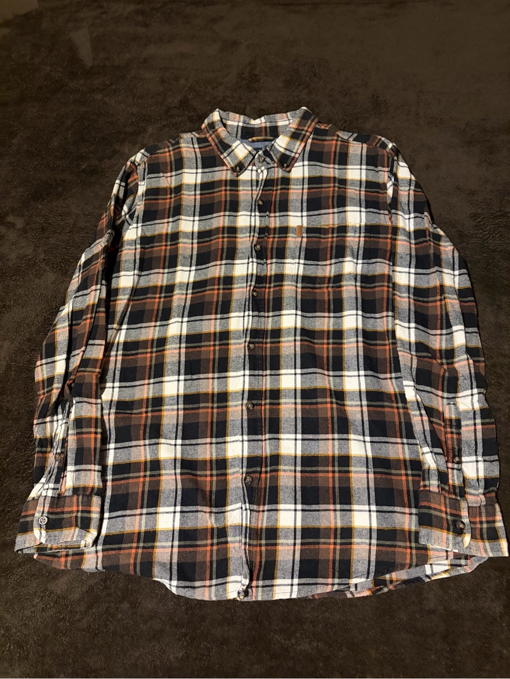 Chaps Brown Flannel